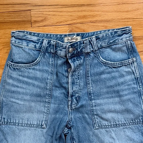 Madewell darted leg barrel jeans size 28 - Picture 3 of 8